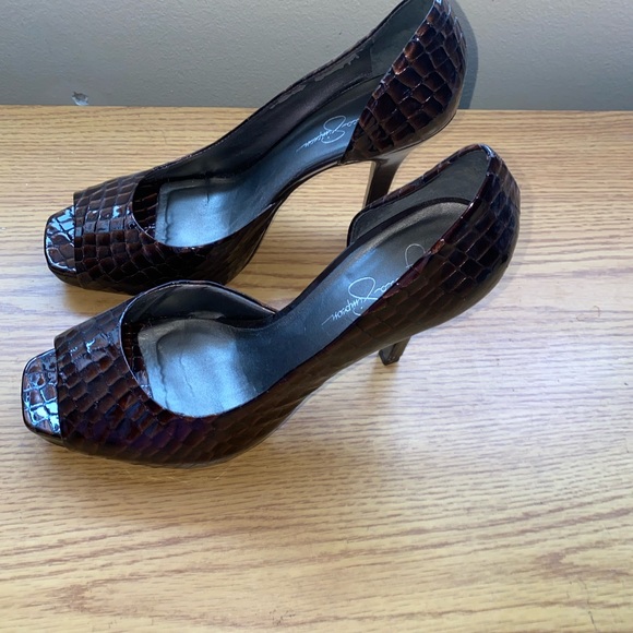 Brown Jessica Simpson heels - Picture 5 of 5